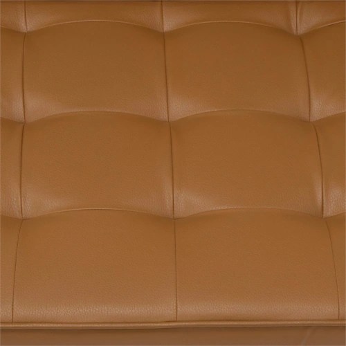 Studio Designs Home Ashlar Modern Blended Leather Accent Chair in Caramel Brown, 1 King Soopers