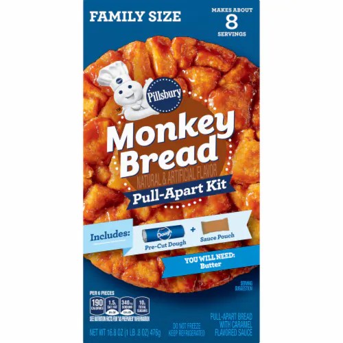 Pillsbury™ Monkey Bread Dough and Sauce Pull Apart Kit, 16.8 oz Smith