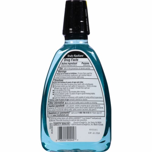 Arm & Hammer Truly Radiant Mouthwash, 16 oz Foods Co.