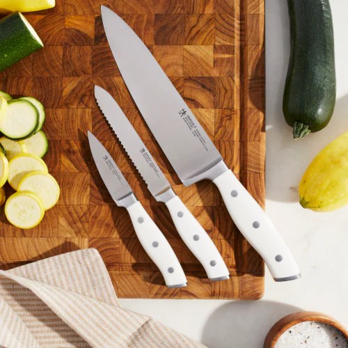 Henckels Accent 3pc Starter Knife Set White Handle, 3pc Kroger