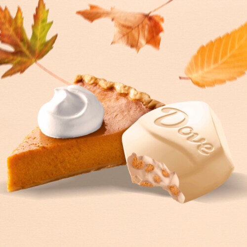 Dove Promises White Chocolate Pumpkin Pie Chocolate Candy, 7.94oz