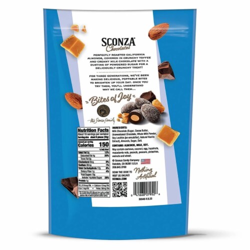 Sconza Crunchy Toffee Milk Chocolate Almonds (20 Ounce), 1 unit Kroger