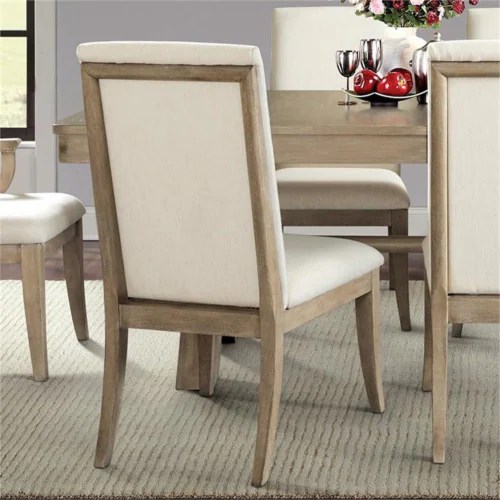 Riverside Furniture Sophie Upholstered Wood Dining Side Chair in