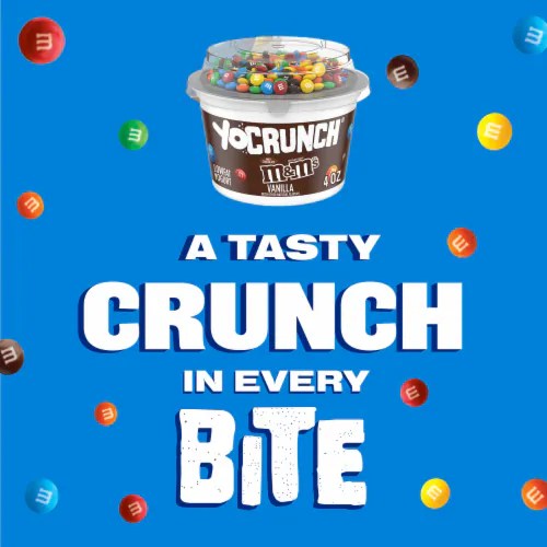 YoCrunch® Vanilla Lowfat Yogurt with M&Ms Cups, 4 ct / 4 oz Smith’s