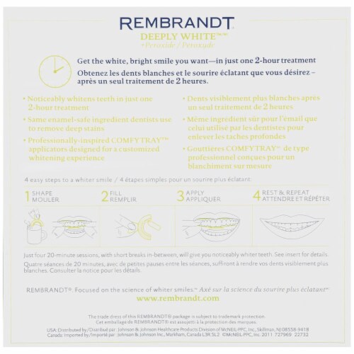 Rembrandt Deeply White 2Hour Whitening Kit, 1 Count Kroger