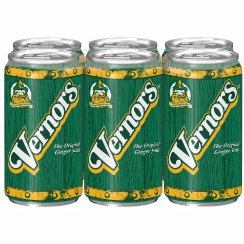 Vernors® Ginger Soda Mini Cans, 6 cans / 7.5 fl oz Kroger