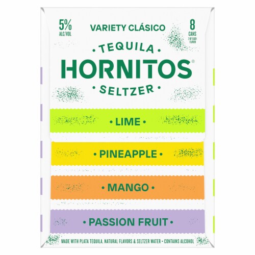 Hornitos Seltzer Hard Seltzer Variety Pack, 8 cans / 12 fl oz Fry’s