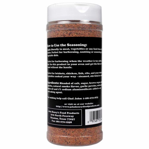 John Henry's Apple Jerk Chicken Rub Seasoning Ribs Veggies 11 Oz Bottle