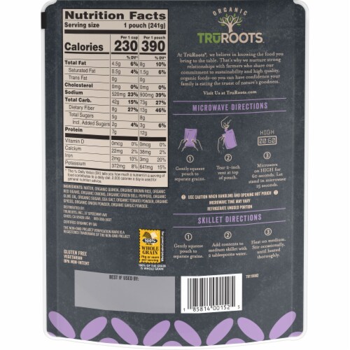 truRoots Quick Cook Spanish Style Quinoa Brown Rice and Red Bean Blend
