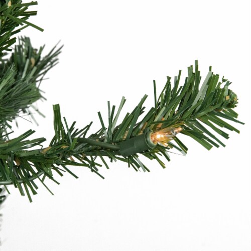 Northlight 7' PreLit Norfolk Spruce Artificial Christmas Tree, Clear