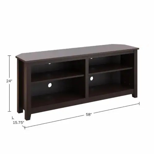 Lavish Home Entertainment Center Tv Stand Supports Up To 65Inch Tvs