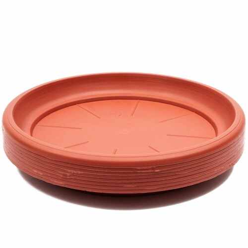 Juvale Round Terra Cotta Plant Trays (12 in, 8 Pack), Pack Kroger