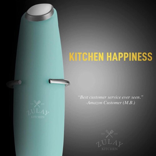 Zulay Kitchen MILK BOSS Milk Frother With Stand Fresh Mint, 1 Kroger