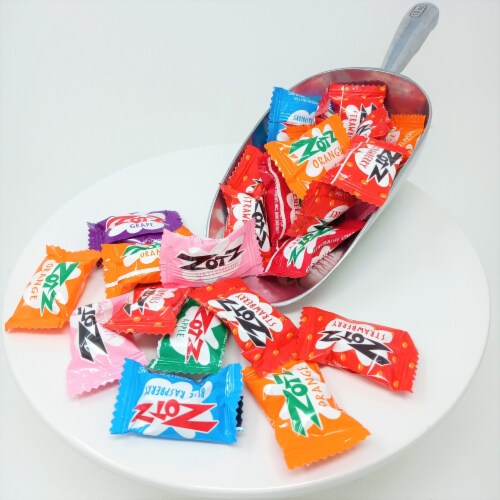 Zotz Candy Bulk Assorted Wrapped Sour Zotz Candy 5 pounds, 5 pounds