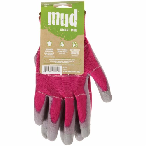 Smart Mud® Women's Large Polyester Raspberry Garden Glove, L Kroger