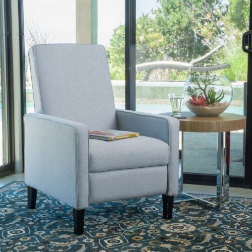 Drake Light Grey Fabric Recliner Club Chair, 1 unit Fred Meyer