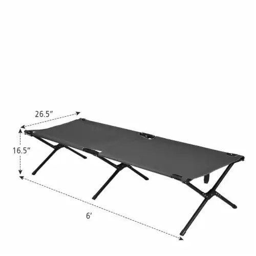 Folding Camping Cot & Bed HeavyDuty for Adults Kids w/ Carrying Bag
