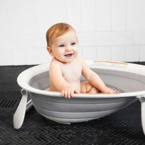 Boon Naked 2Position Collapsible Bathtub in Grey, 1 unit Fred Meyer