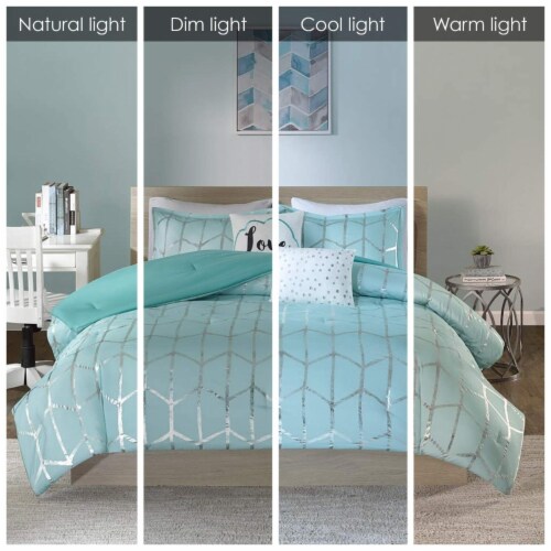 Raina Comforter Set Full/Queen/Aqua, 1 unit Kroger