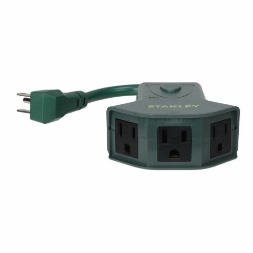Stanley Green RemoteControl 3Outlet Outdoor Power Hub, 1 Ralphs