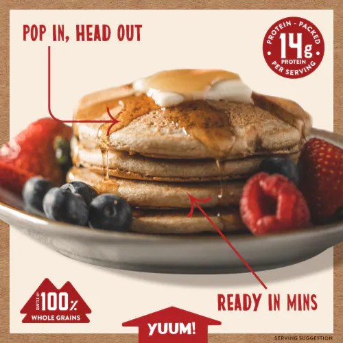 Kodiak ProteinPacked Buttermilk Power Flapjacks® Frozen Pancakes with
