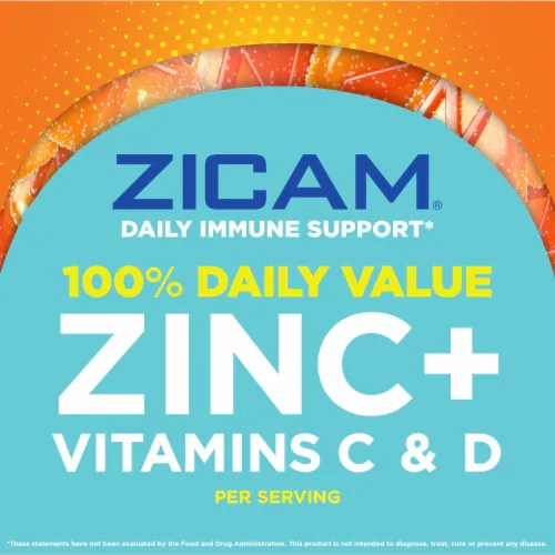 Zicam® Daily Immune Support Zinc Plus Vitamins C & D Citrus Strawberry