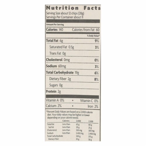 Bags Que Pasa Tortilla Chips Blue Organic Gluten Free 11 oz Bags, 6 pk