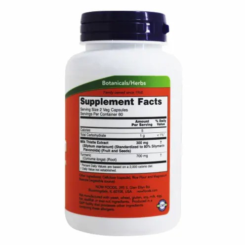 NOW Foods Silymarin Milk Thistle Extract 150 mg., 120 Vegetarian