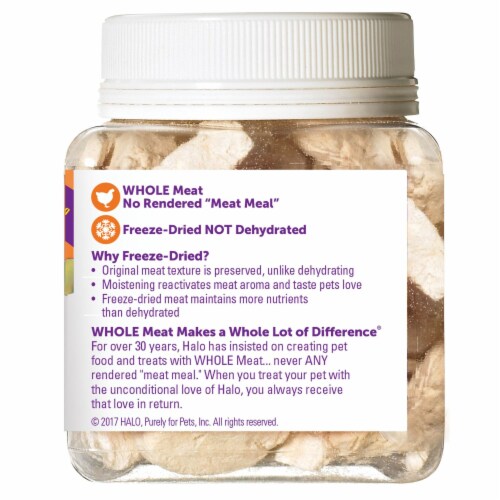 HALO LivALittles Freeze Dried Chicken Breast Natural Dog & Cat Treats