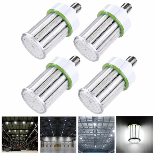 80W LED Corn Light Bulb 5000K Daylight White E39 Garage Factory Warehouse 4 Pack, 4 Pack Kroger