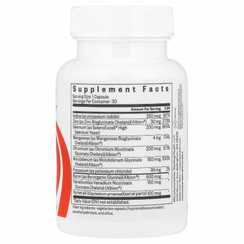 Seeking Health Trace Minerals Complex II Iron & Copper Free 30