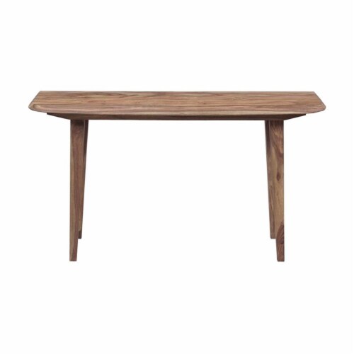 Porter Designs Fusion Solid Sheesham Wood Console Table Natural, 1