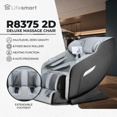 Lifesmart 2D Deluxe Full Body Massage Chair Multilevel ZeroGravity