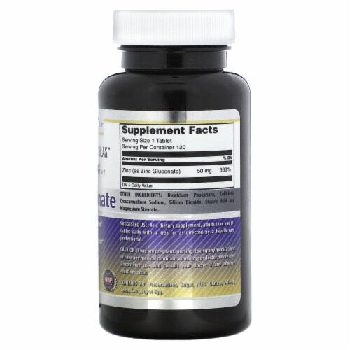Amazing Nutrition Zinc Gluconate 50 mg 120 Tablets, 120 Count QFC