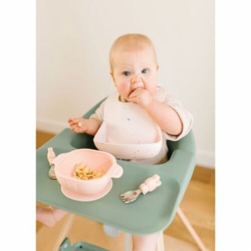 Loulou Lollipop® Confetti Silicone Bib in Blush, 1 unit Ralphs