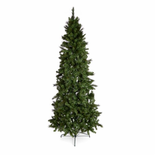 Home Heritage 9' Artificial Cascade Pine Christmas Tree w/ Color Lights