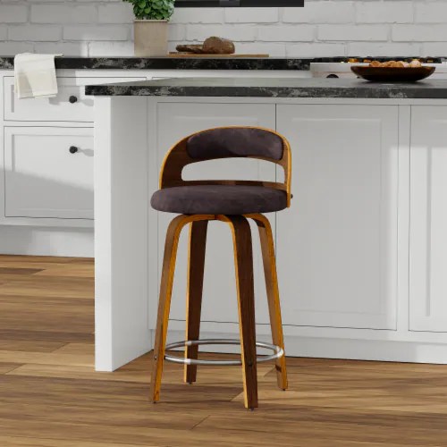 eLuxury Modern Swivel Counter Height Dining Chairs, 1 each Kroger