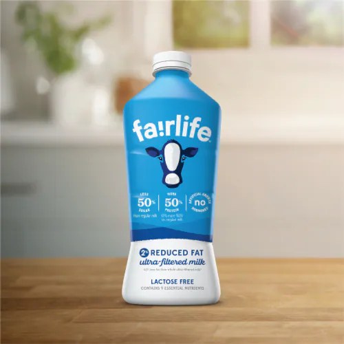 fairlife UltraFiltered Milk, Lactose Free, High Protein, 2 Reduced