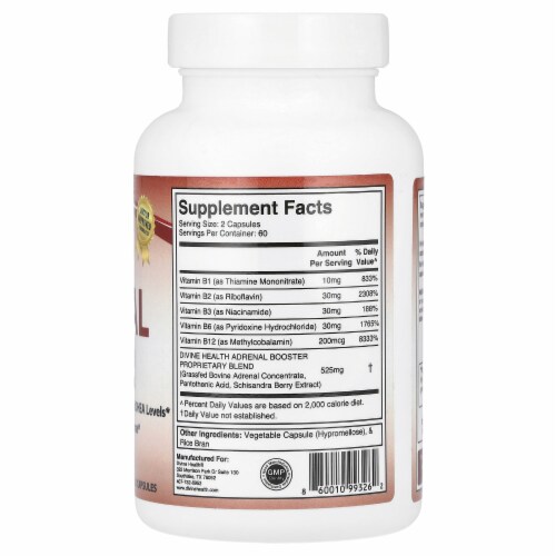 Divine Health Don Colbert M.D. Adrenal Booster 120 Capsules, 120