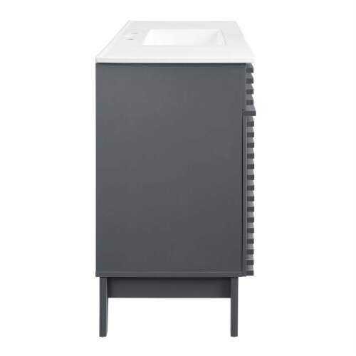 Render 48 Single Sink Bathroom Vanity, Gray White, 1 unit Kroger