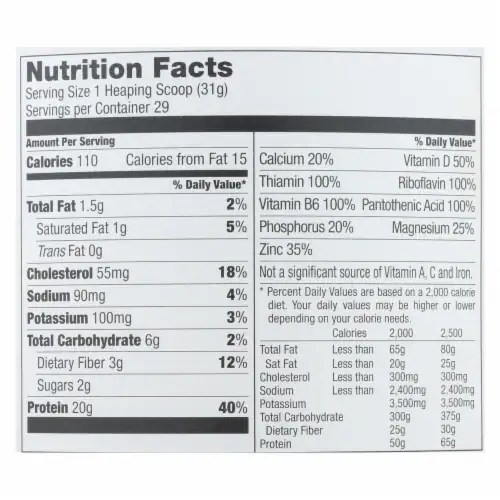 Designer Whey Protein Powder French Vanilla 2 lbs, Case of 1 2.