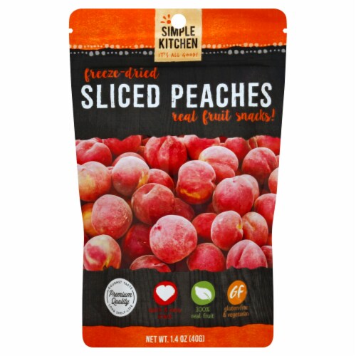 Simple Kitchen Dried Frozen Peaches, 6 pk / 1.4 oz Fry’s Food Stores