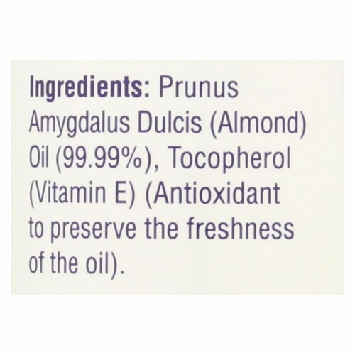 Heritage Products Sweet Almond Oil 8 fl oz, Case of 1 8 FZ each