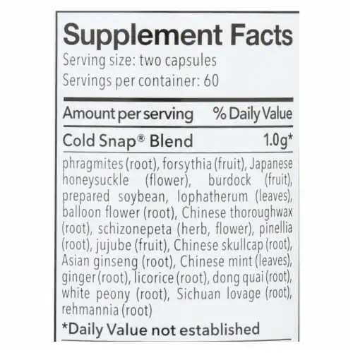 Ohco Cold Snap Caps 120 Capsules, Case of 1 120 CAP each Ralphs