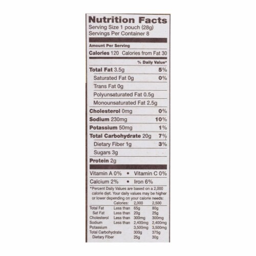 Back To Nature Crispy Wheat Crackers Safflower Oil and Sea Salt