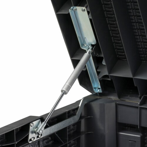 Toomax Santorini Plus Patio Deck Storage Box Bench, 145 Gallon