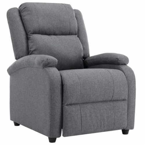 vidaXL Recliner Dark Gray Fabric, 35.8 "x35.6 "x37.8 " Kroger