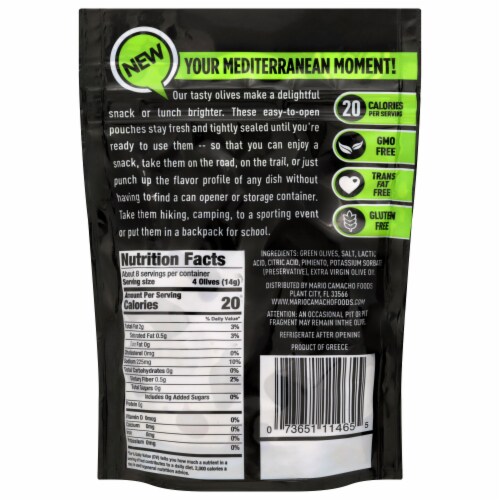 120g Stuffed Green Olives with Real Pimiento 8Pack, 7”w x 4.5”h Fred