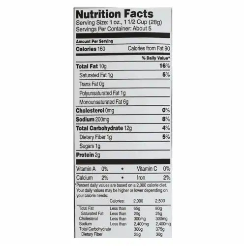 30 Cheese Puffs Nutrition Label Online Labels Ideas