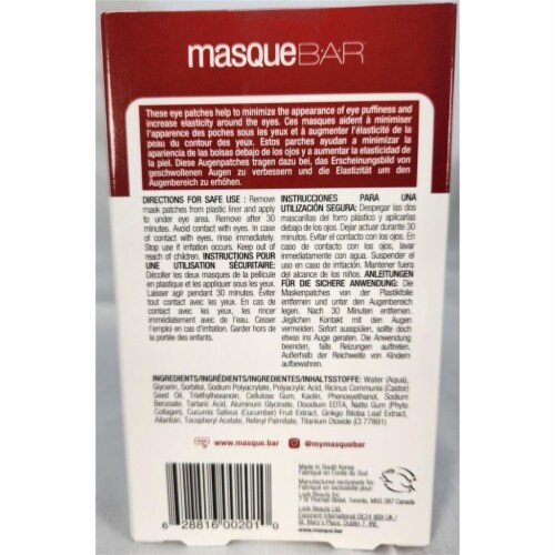 masque BAR Patches Eye Puffiness Minimizing Mask 5 Pairs Korean